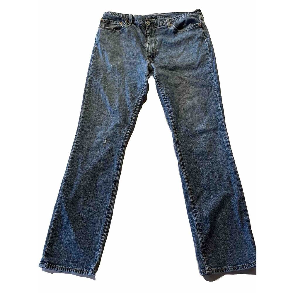 Levis 511 Jeans Mens 36x31 Blue Slim Straight Medium Wash Denim Y2k